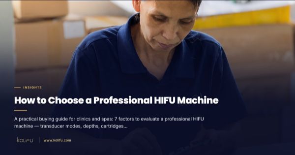 How to Choose a Professional HIFU Machine for Your Clinic