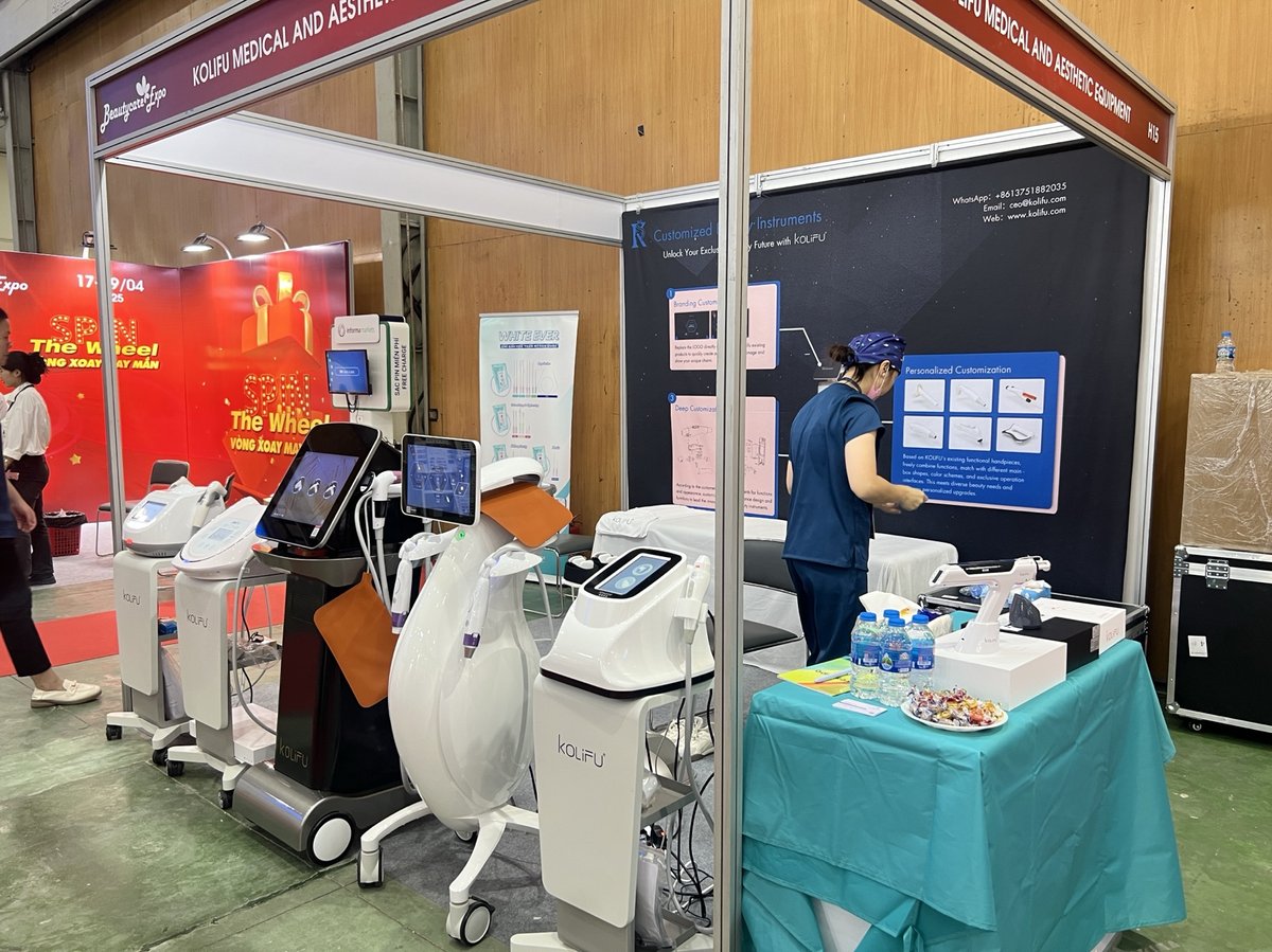 KOLIFU booth at Vietnam Beautycare Expo 2025