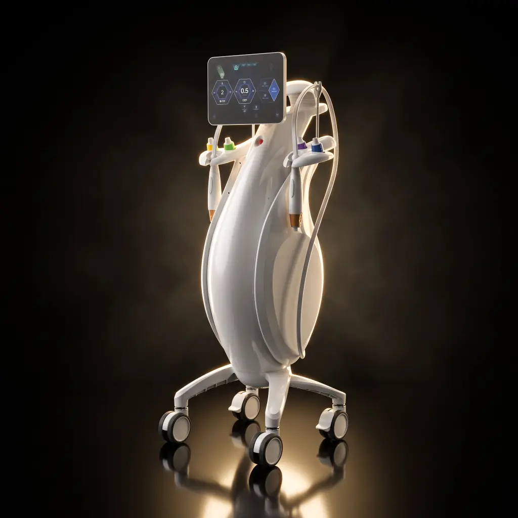 GOLDEN THERMAL cryo RF machine with magnetic thermal control